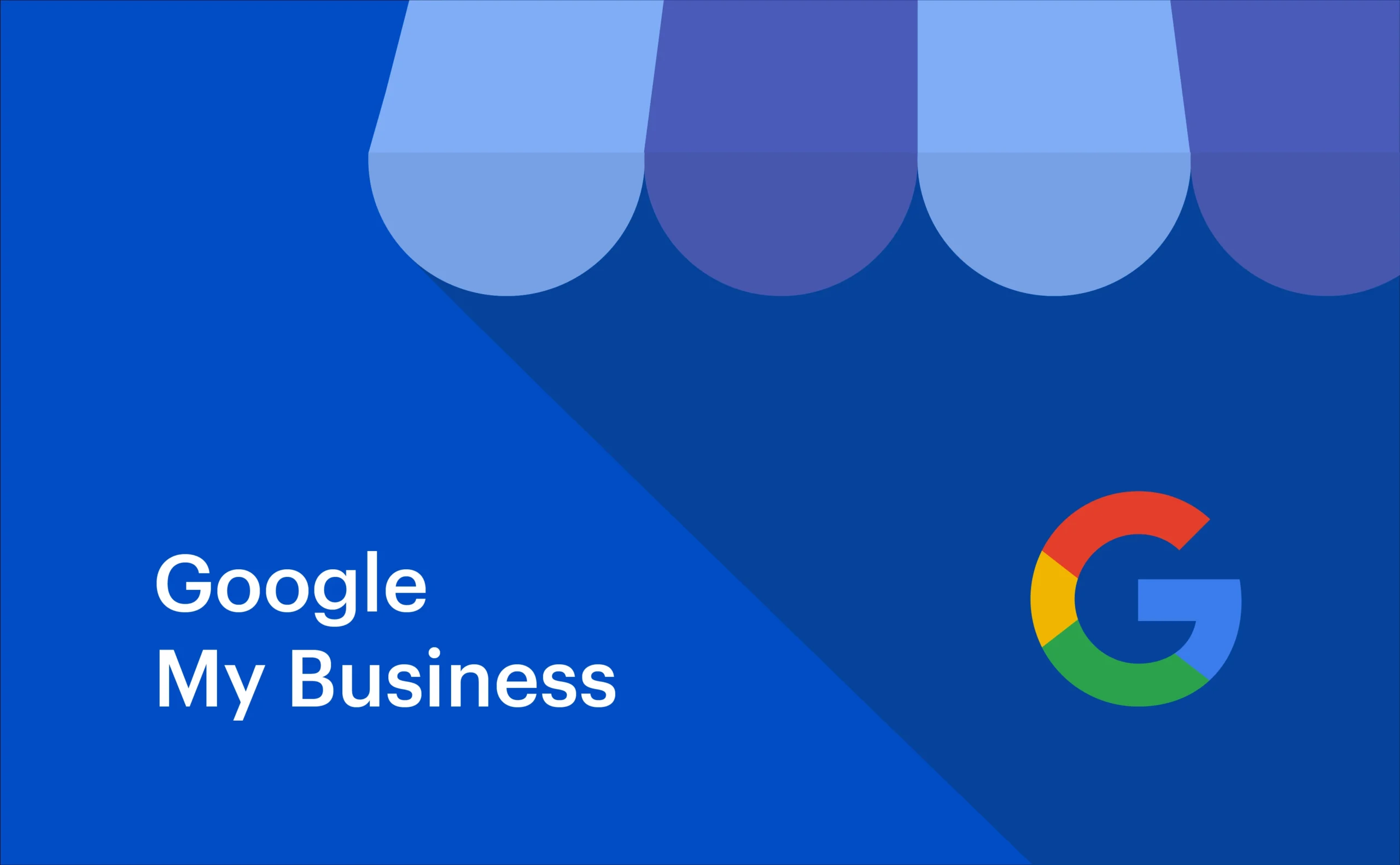 The Google My Business logo, featuring a blue icon