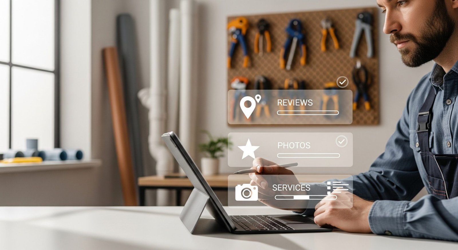 essential steps in plumbing business Google profile setup